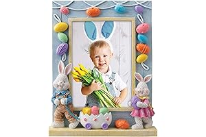 Celebrate Easter Cheer with our 5" x 7" Easter Bunny Picture Frame