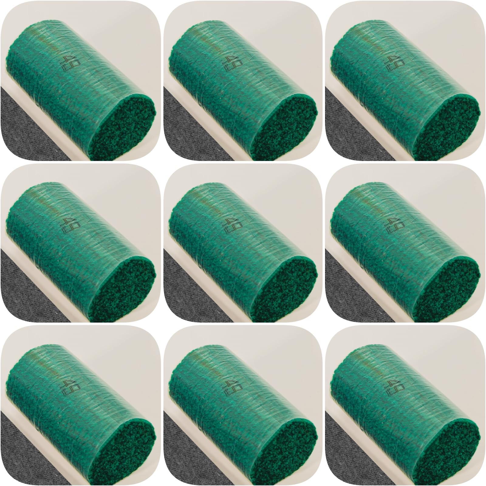 Yglnden 10 Bundles Latch Hook Kit Colorful Yarn Bundles Cut Rug DIY Latch Hook Yarn for Handmake Craft Sewing Knitting for Adults (10 Bundles# Dark Green D)