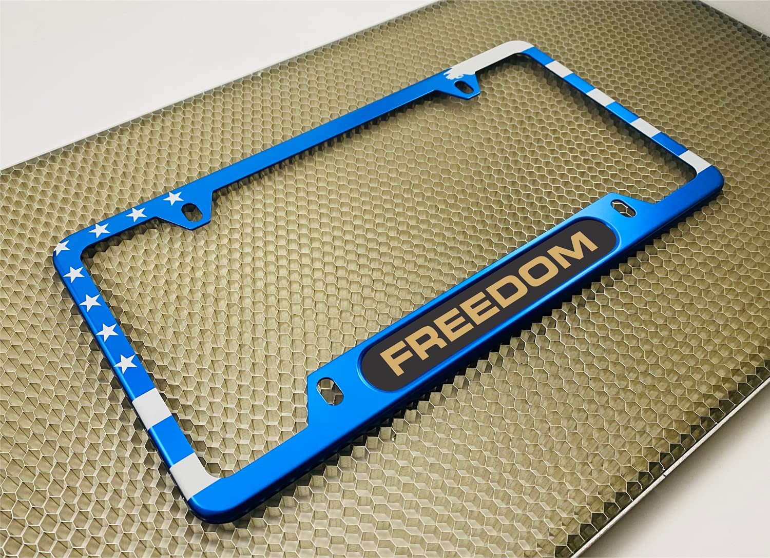 USA Patriotic | American Flag Custom Personalized Anodized Aluminum Thin Top | - Picture 104 of 133