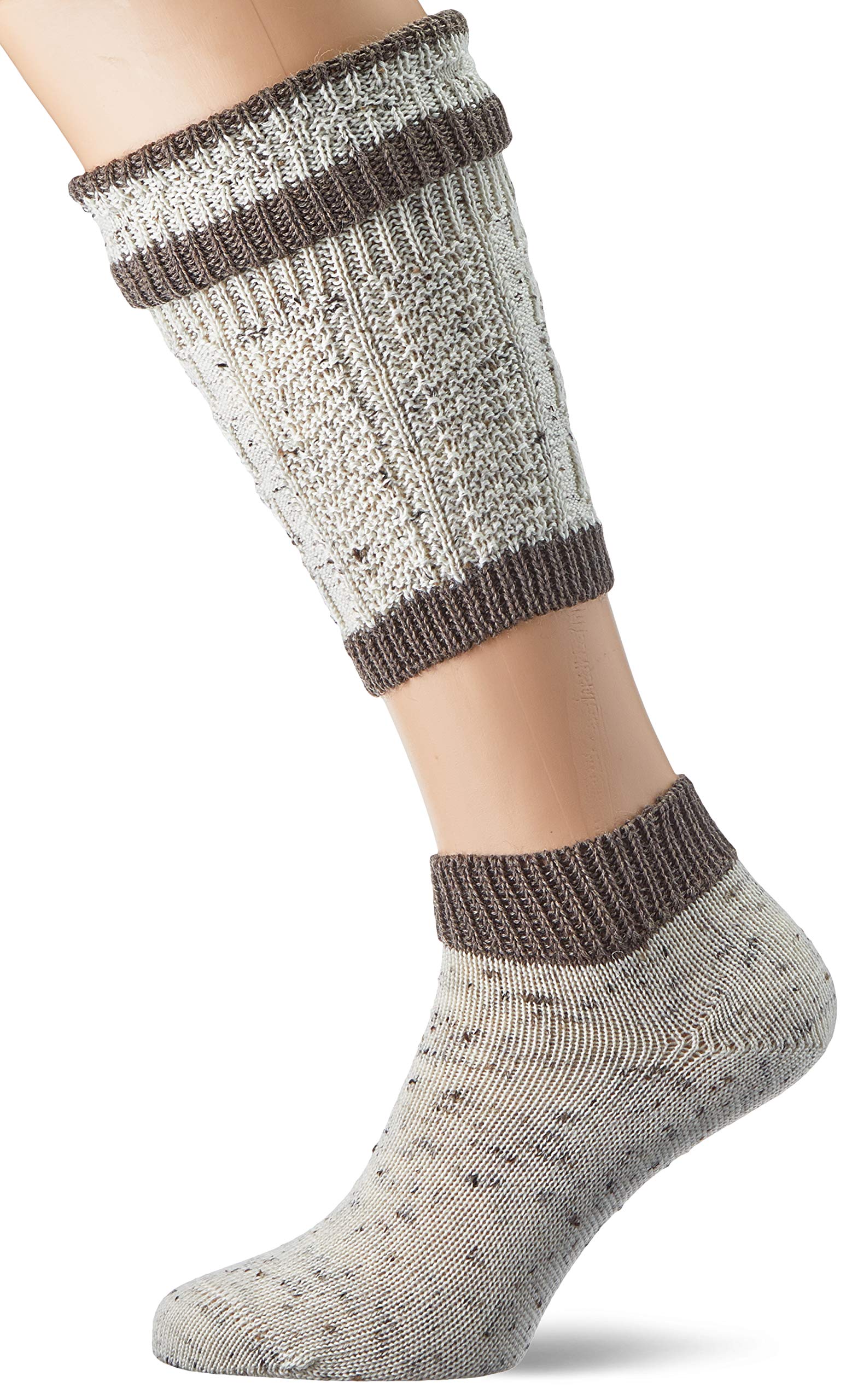 Lusana Herren 2-teiliges Loferl-set Burghausen Tweed Trachtenstrümpfe