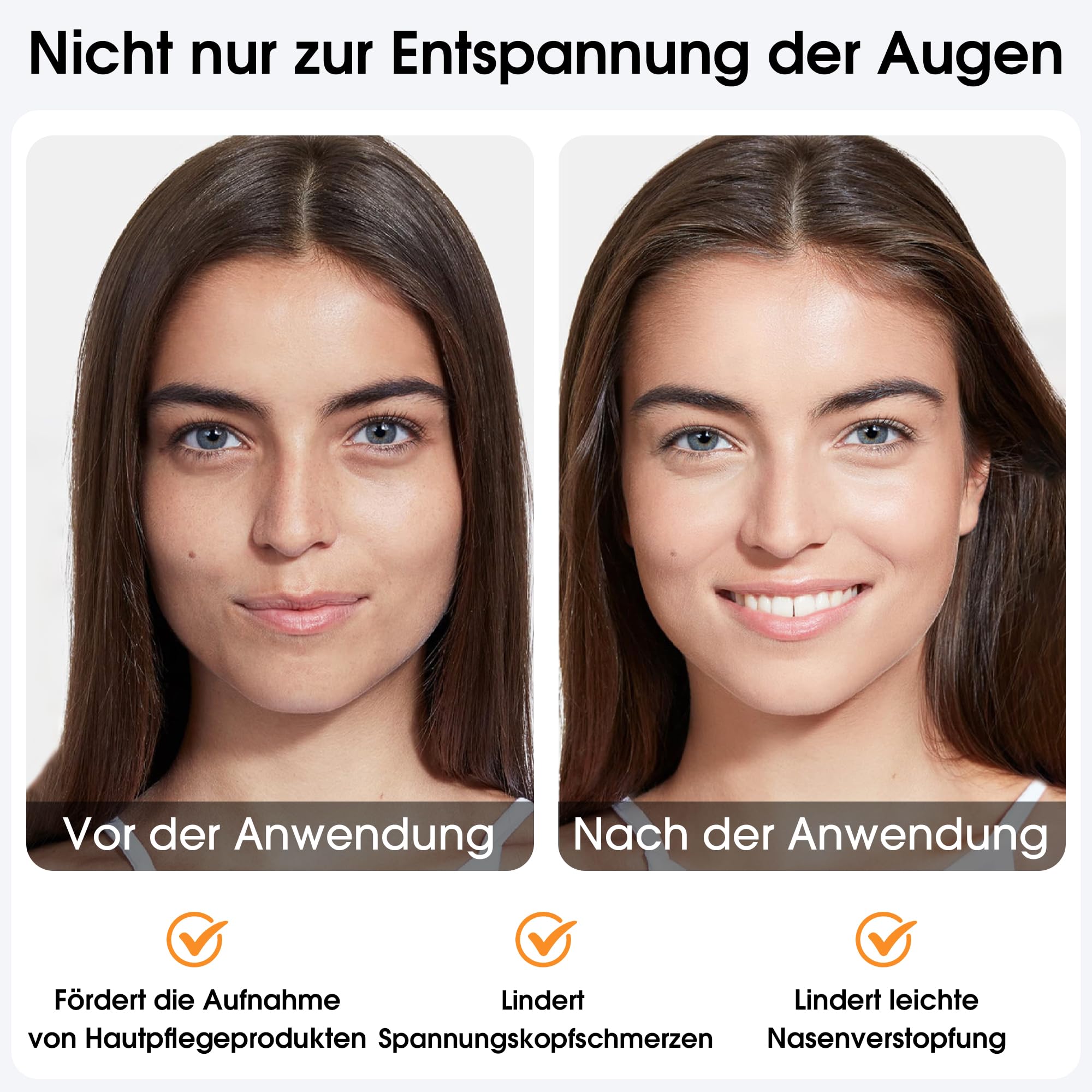 EASICUTI Augenmaske Wärmend, Kabellose WäRme-Augenkompresse Bei Trockenen Augen, Blepharitis & Gerstenkorn, Schlafverbesserung, 4 Temperaturstufen & Timer, Waschbarer Schlafmaske für Herren & Frauen
