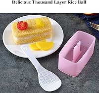 Vista 5 de Molde Onigiri, 3 kits de herramientas Bento, molde de bola de arroz triangular (S + L), molde de Musubi, kit de prensa para hacer Musubi