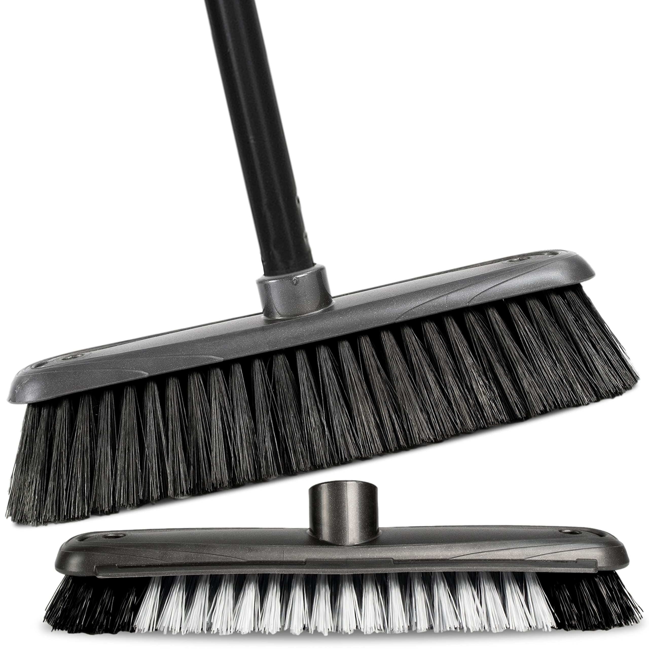 Scopa Per Interni Hausfelder | Setole Morbide | Larghezza 30cm | Manico In Metallo 146cm | Per Pavimenti Lisi - Foto 3