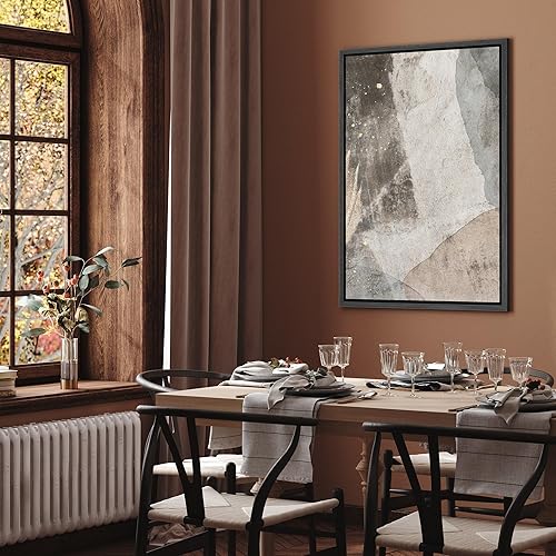 Miniatura 4 de SIGNFORD Lienzo enmarcado para pared, tormenta, nube, montaña, lago, paisaje, naturaleza, desierto, ilustraciones de arte digital, arte moderno,