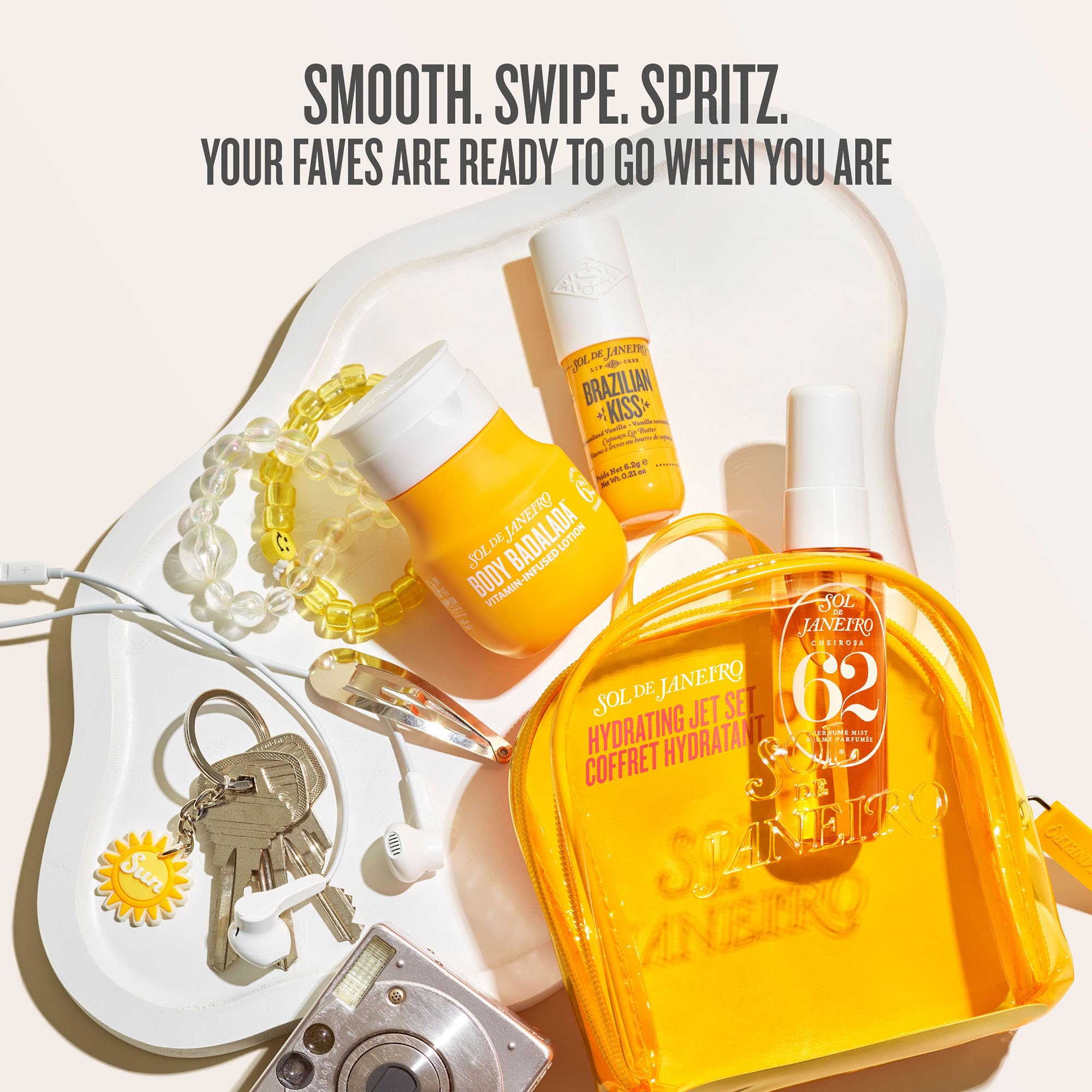 Sol de Janeiro Jet Set Cheirosa 62 Reise-Toilettenartikel | Hydration Jet Set, Hautpflege Beauty Minis