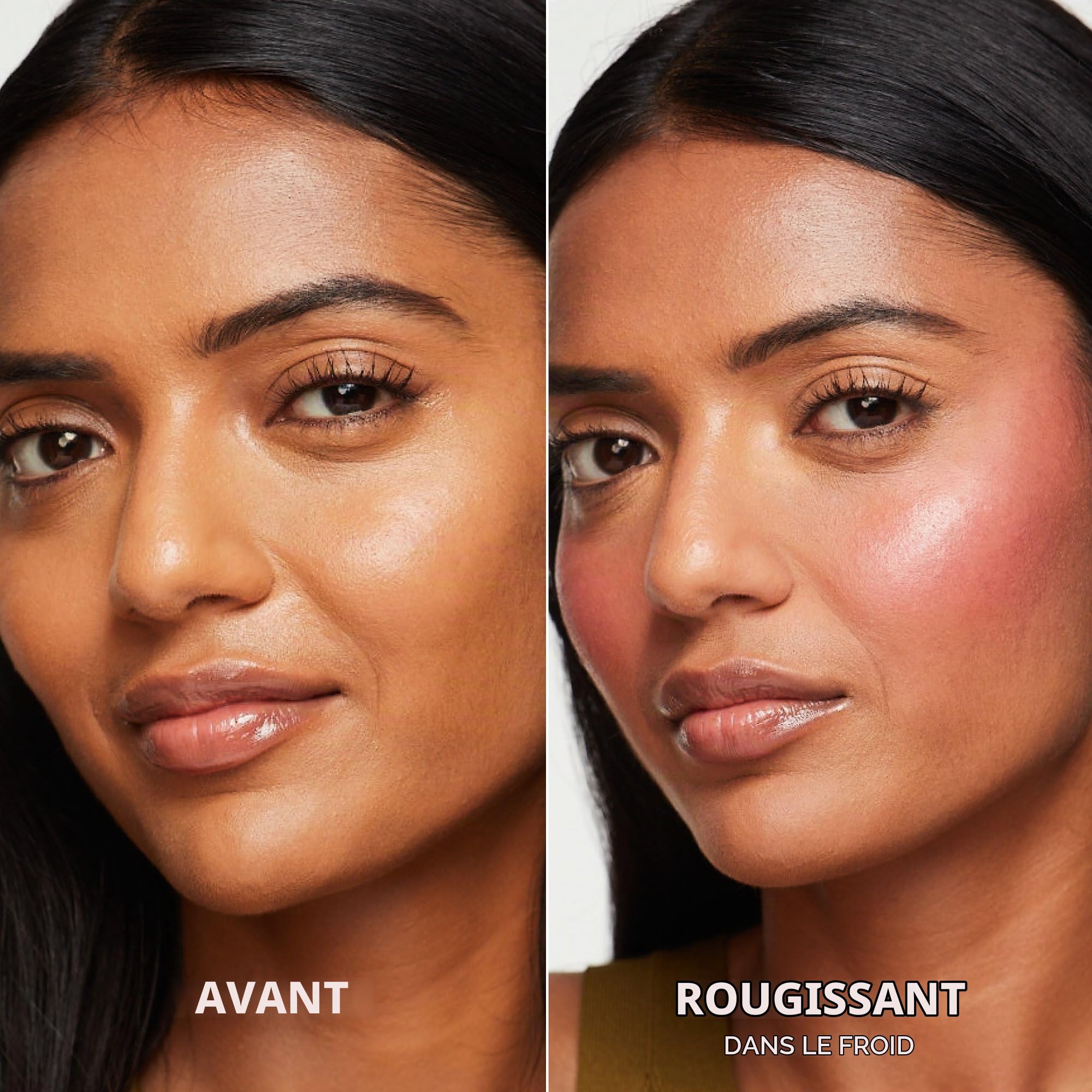 Saie Blush Tau - Rouge liquide léger avec une finition crème miscible, constructible, couleur joue, avec applicateur de maquillage pour les pieds, rouge mauve, froid (120 g)