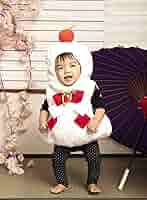 100サイズ 鏡餅 コスプレ 子供 正月 年末年始 年賀状 コスプレ 鏡餅 赤ちゃん お餅 干支 コスチューム 仮装