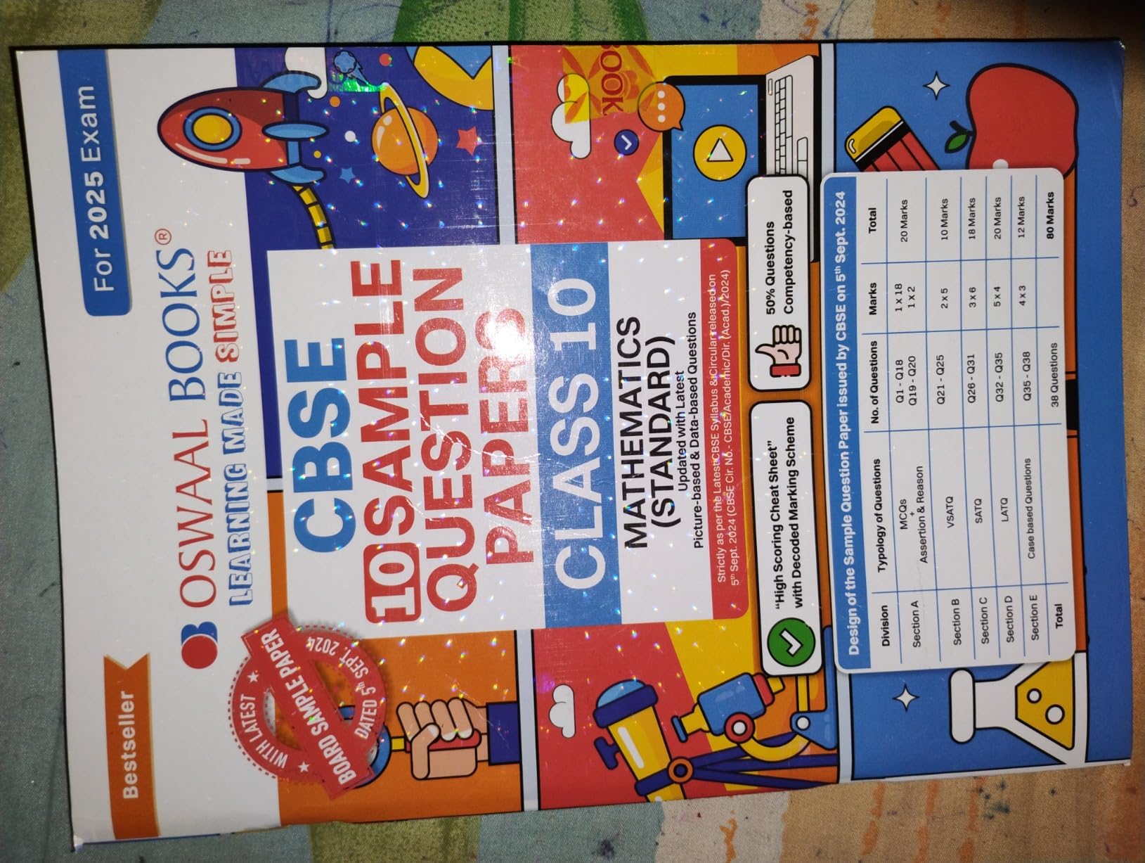 OSWAAL SAMPLE PAPER CLASS 10 2026 PDF DOWNLOAD MATHS TERM visual data 4