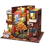 Miniature House Kit, Doll House Kit, Miniature Set with Furniture, DIY Mini Home Building Set for Adult, Store Management