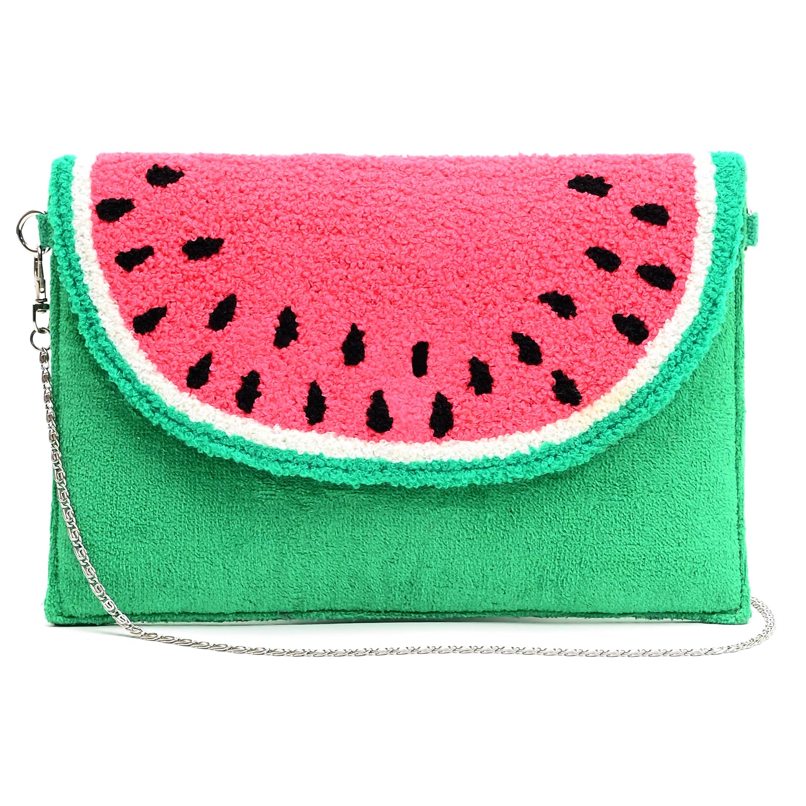 Watermelon Slush Flap Clutch | Women's Sling Bag | Handmade Canvas Bags for Females | Crossbody Bag for Women-image-30