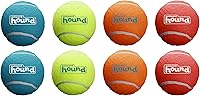 Outward Hound Squeaker Ballz 8-Pack XS Squeaky Tennis Balls for Small Dogs Under 15 lbs - Durable Fetch & Training Toys