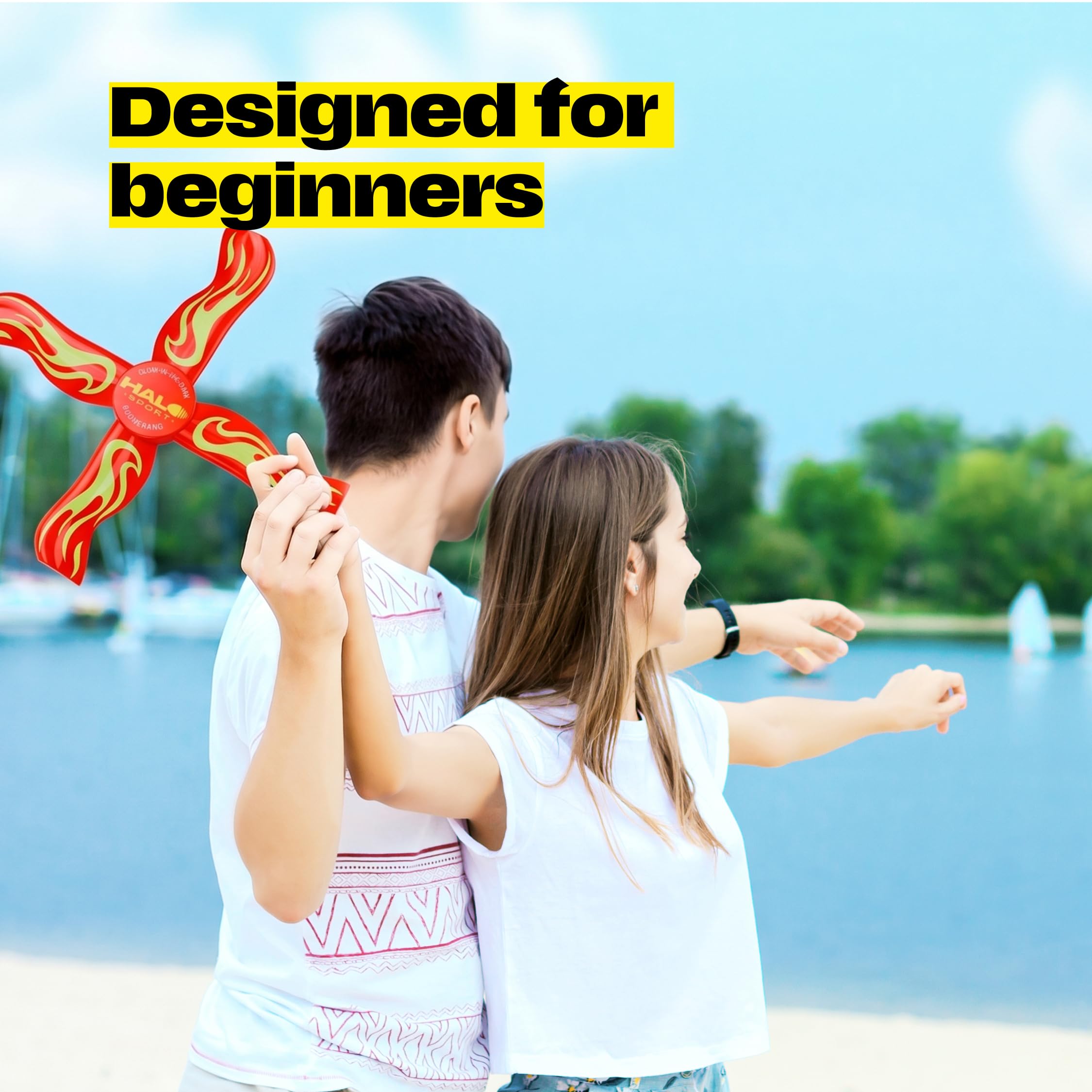 Boomerang para niños y adultos, regalos para niños de 8 a 12 años, brilla