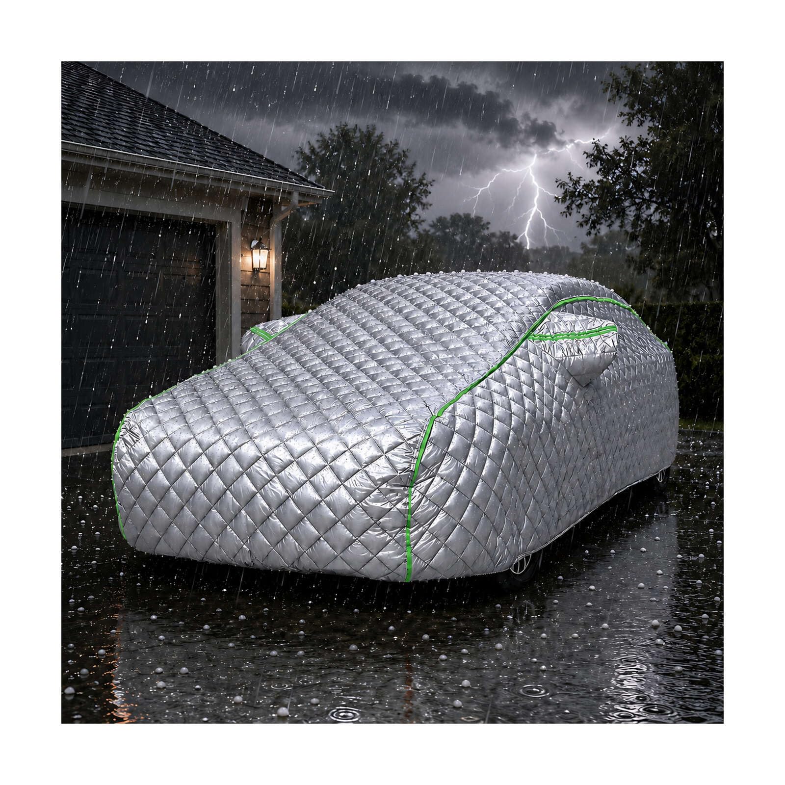 Hagelschutzplane Auto für Mercedes SL R129 1989-2002,Verdickter Hagelschutz Auto Autoabdeckung Hagelschutz PKW Hagelschutzgarage für Hagel Sonne Regen Schutz