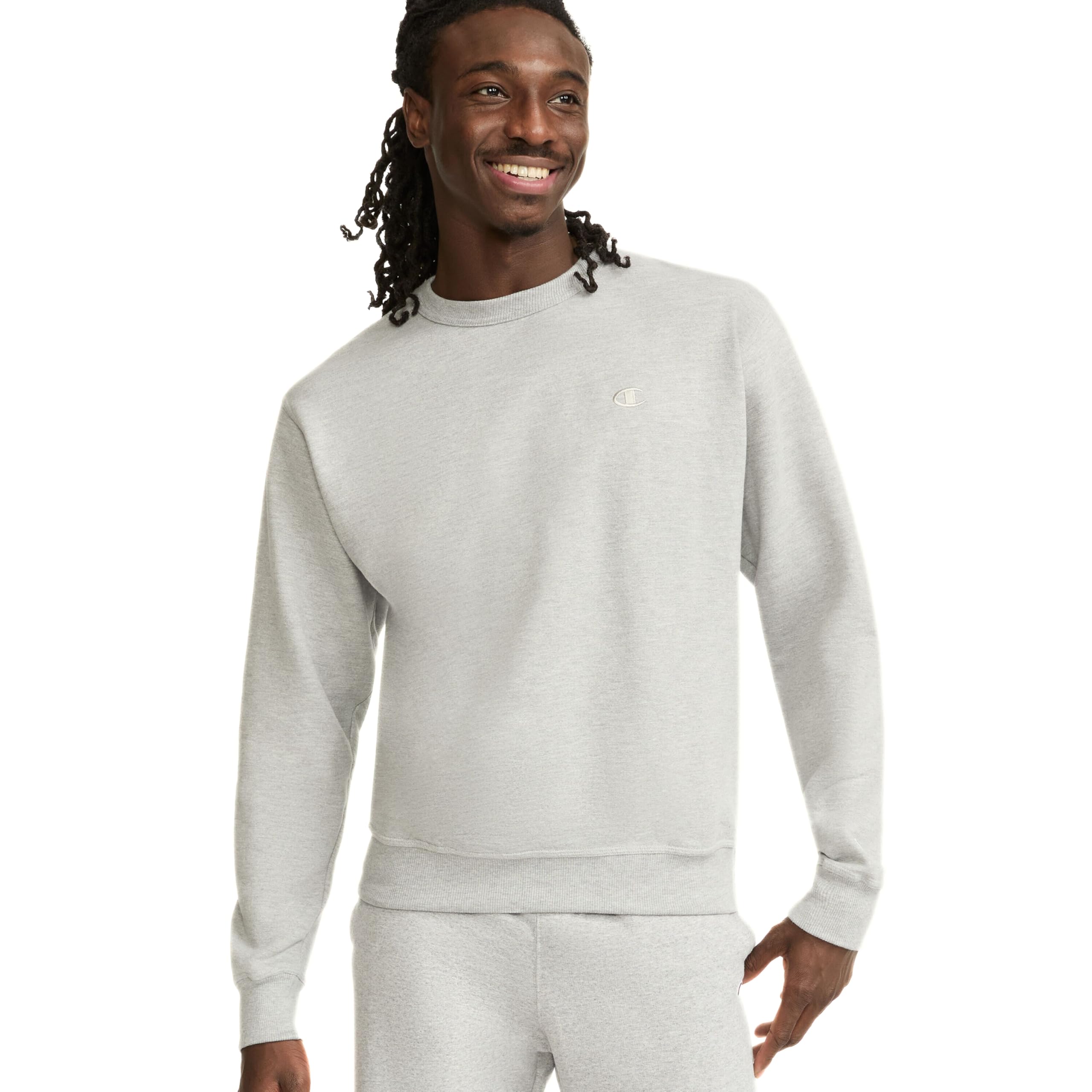 Champion Men's Fleece Midweight Crewneck Sweatshirt (Reg. Or Big & Tall)