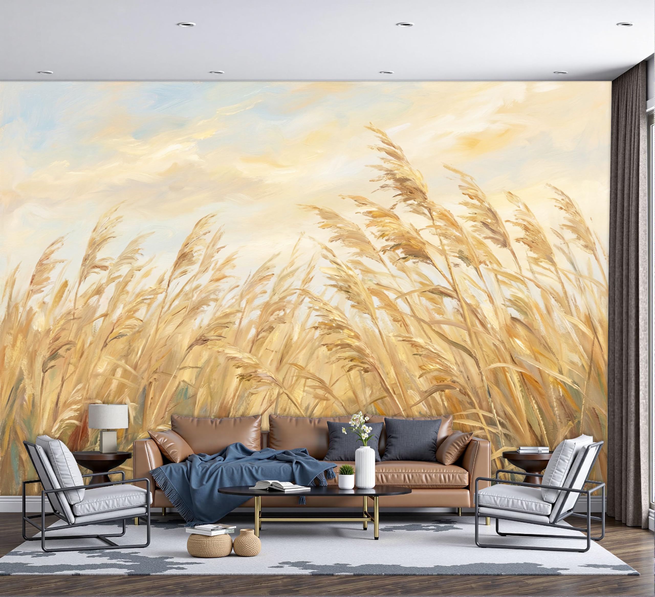Tapisserie murales effet peinture à l'huile de haute qualité 250x175cm