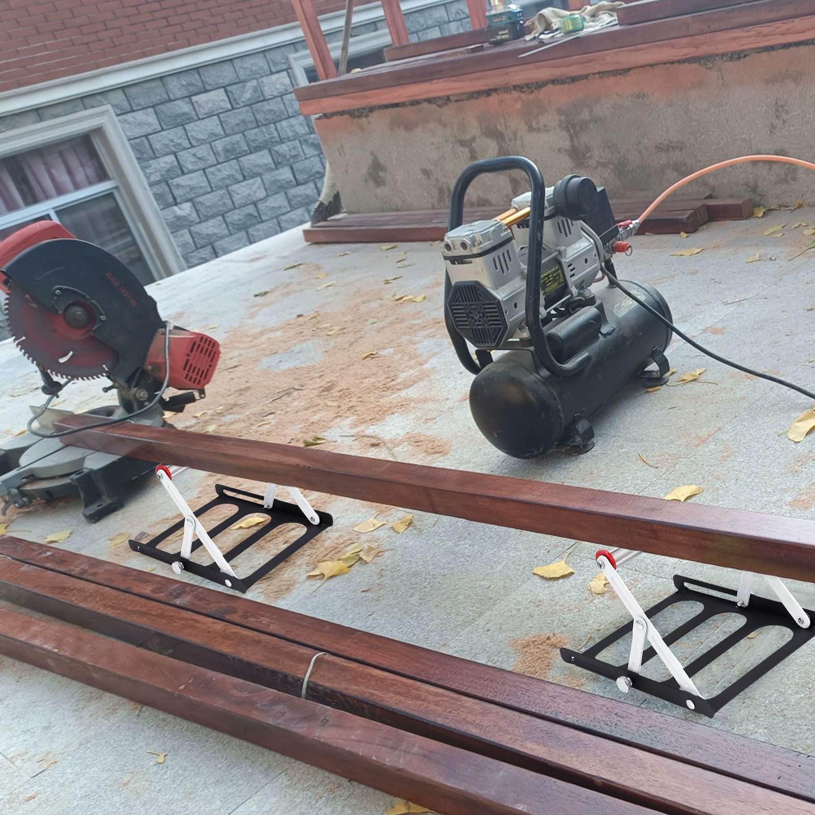 Lot de 4 supports de plafond réglable en hauteur 115 à 290 cm