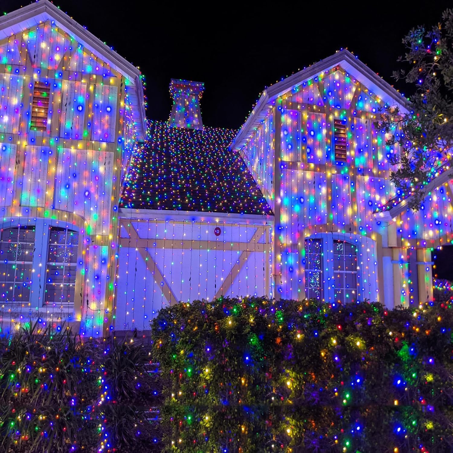 Guirlande lumineuse de Noël extérieure 500 LED blanc froid 8 fonctions 35 m - Boutique en ligne