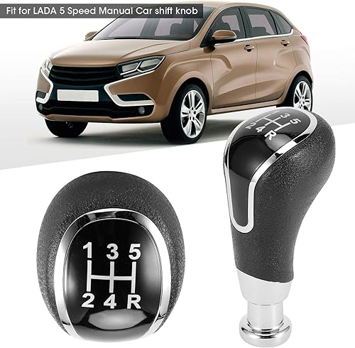 Miniatura 4 de Kuuleyn Pomo de palanca de cambios, diseño ergonómico, antidesgaste, estilo único y delicado, duradero, piel sintética, material plástico, palanca