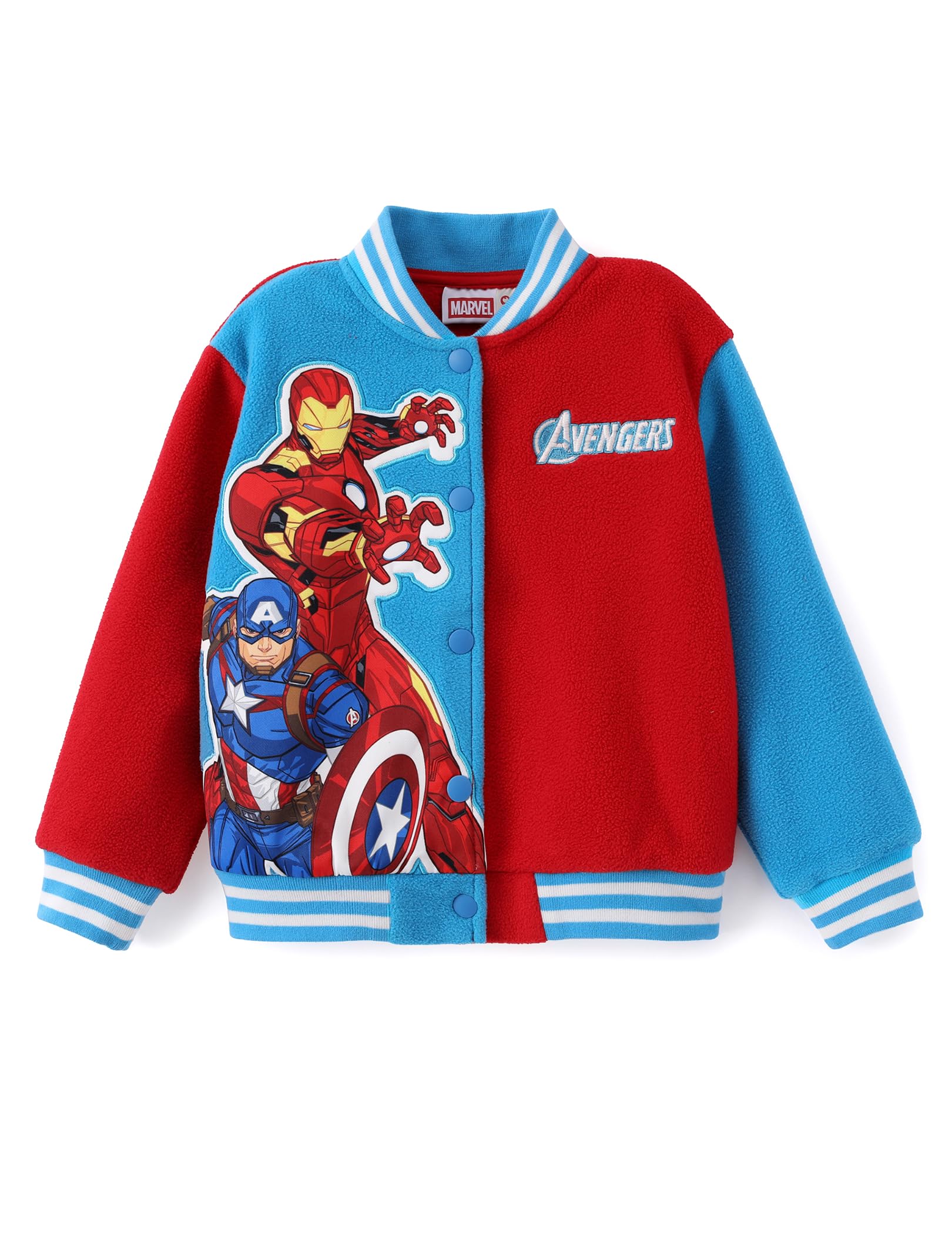Disney Bomber Jacket Spider Man Marvel Toy Story Cars Varsity Cardigan2-13Y