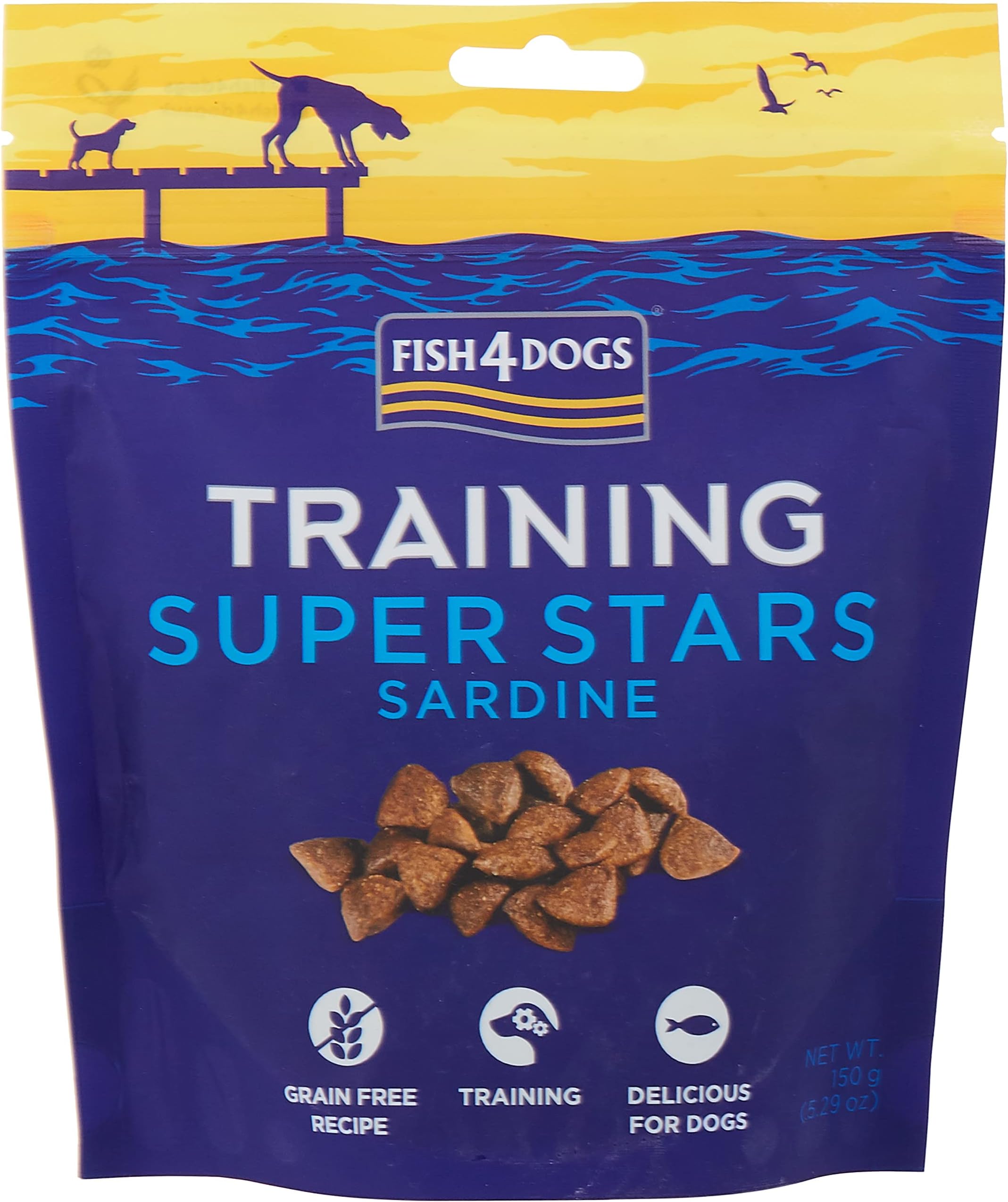 Fish4Dogs Super Star Sardines Training Treats 150G
