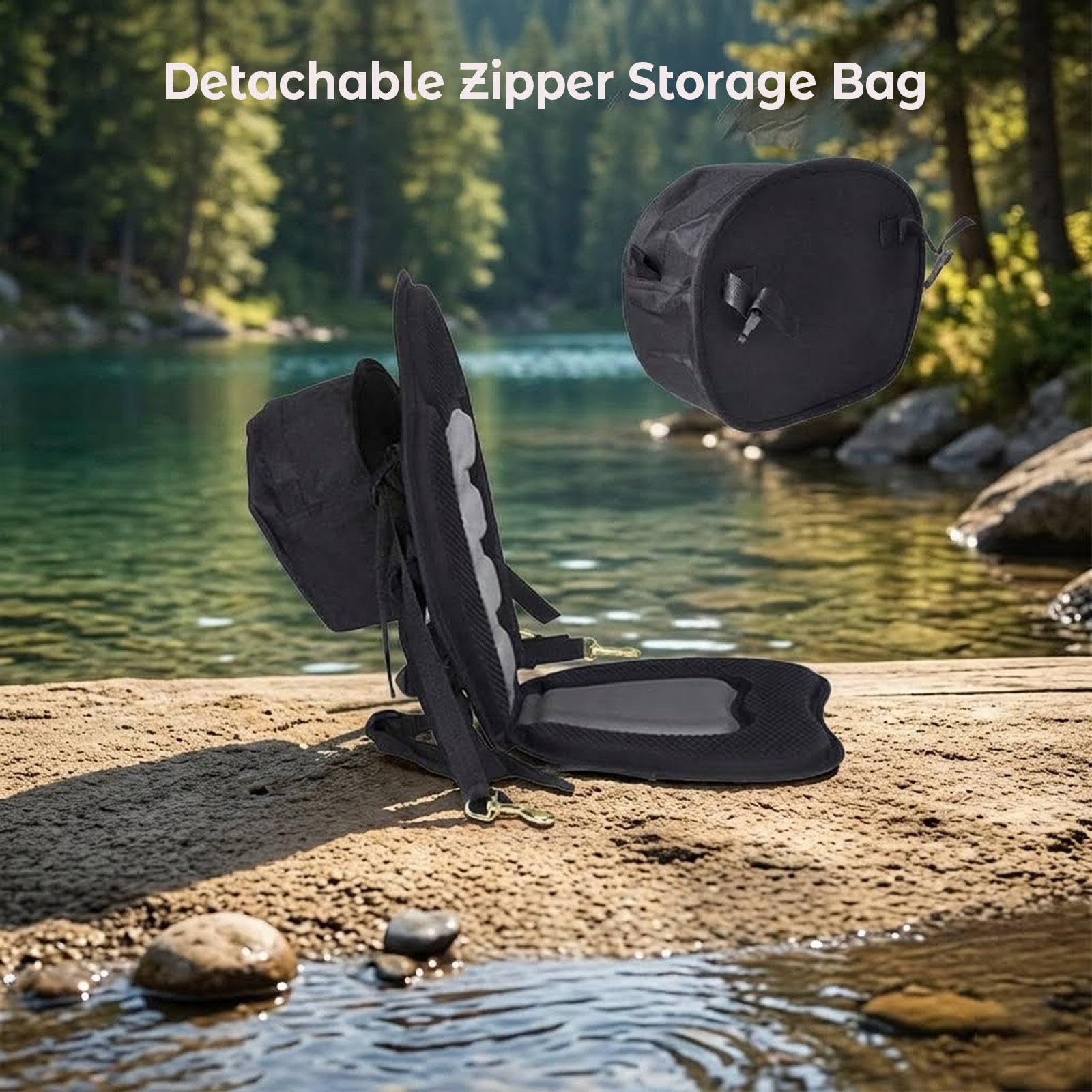 Sup Sitz Nachrüsten, Verstellbare Riemen Sub Sitz Mit Rückenlehne, Einfach Zu Montieren Canoe Seats with Back Support Komfort Für Lange Strecken