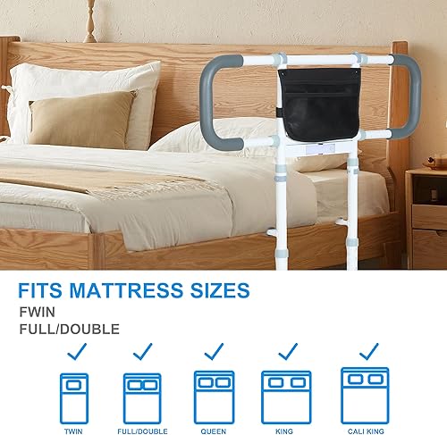 Miniatura 10 de Rieles de cama para adultos mayores, productos de asistencia para ancianos, barandillas para adultos Rlderly, barandillas de cama, barandilla de