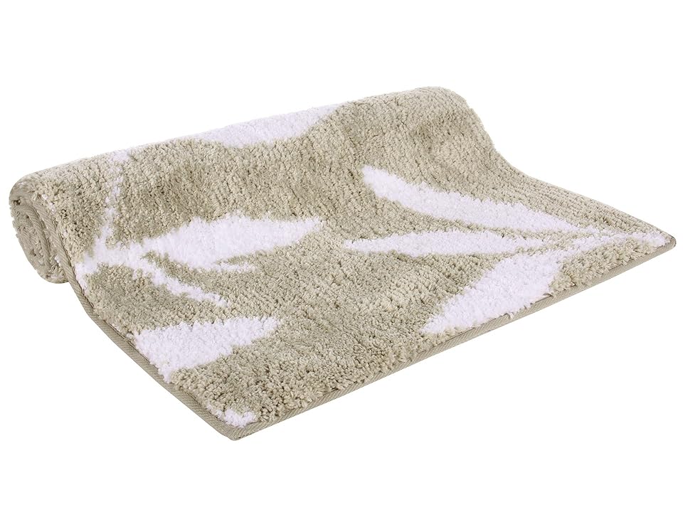 

InterDesign Leaves Rug (Green/White) Bath Towels