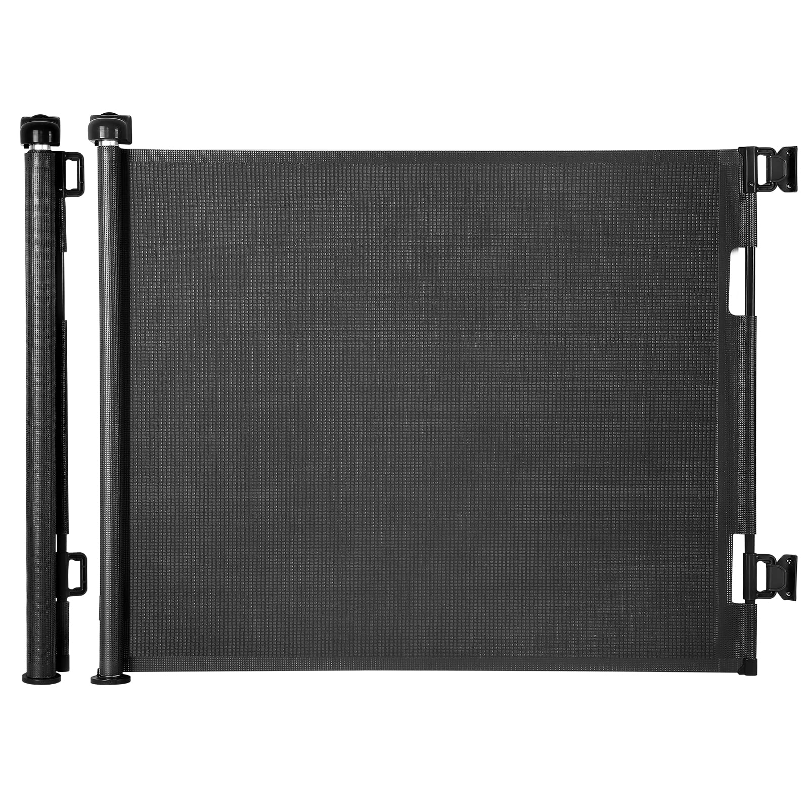 Cancelletto per Bambini Estensibile, 0-180 cm Cancello di Sicurezza Retrattile per Bambini e Animali Domestici per Scale e Corridoi Interni ed Esterni (Nero)