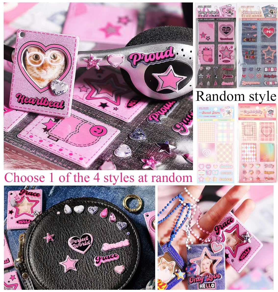 Amazon.co.jp: 6 Kpop フォトカードホルダー キーチェーン トップ