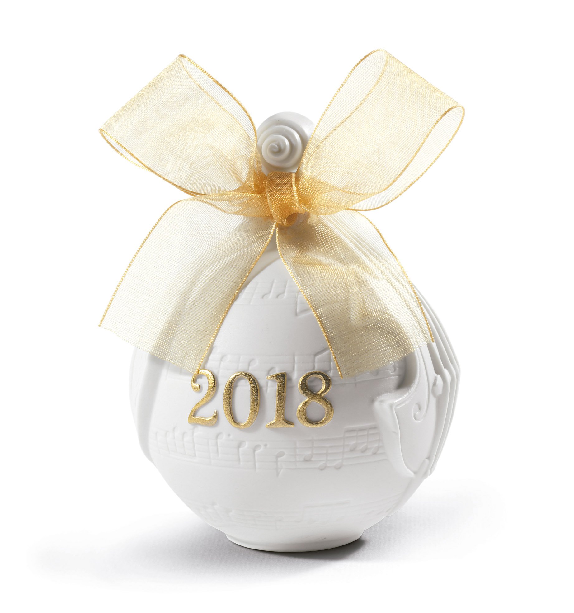 LLADRO リヤドロ 2018年イヤーボール 陶器 置物 ゴールド Amazon.co.jp: リヤドロ LLADRÓ 2018年イヤーボール Re-Deco 01018435