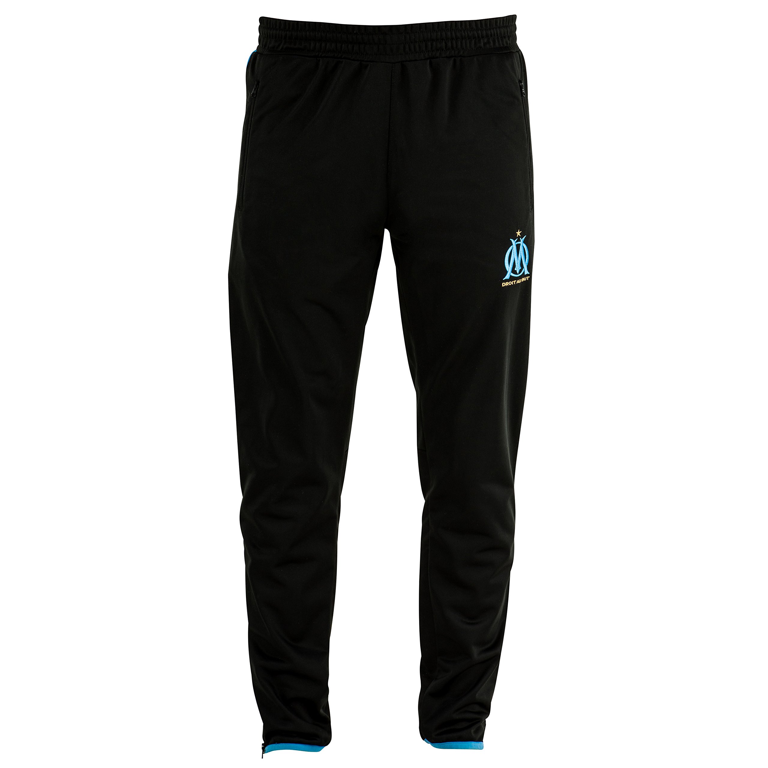 Puma OLYMPIQUE DE MARSEILLE PREMATCH - Pantaloni Sportivi - Black Flat Dark Gray Pu142e1m8 Q11