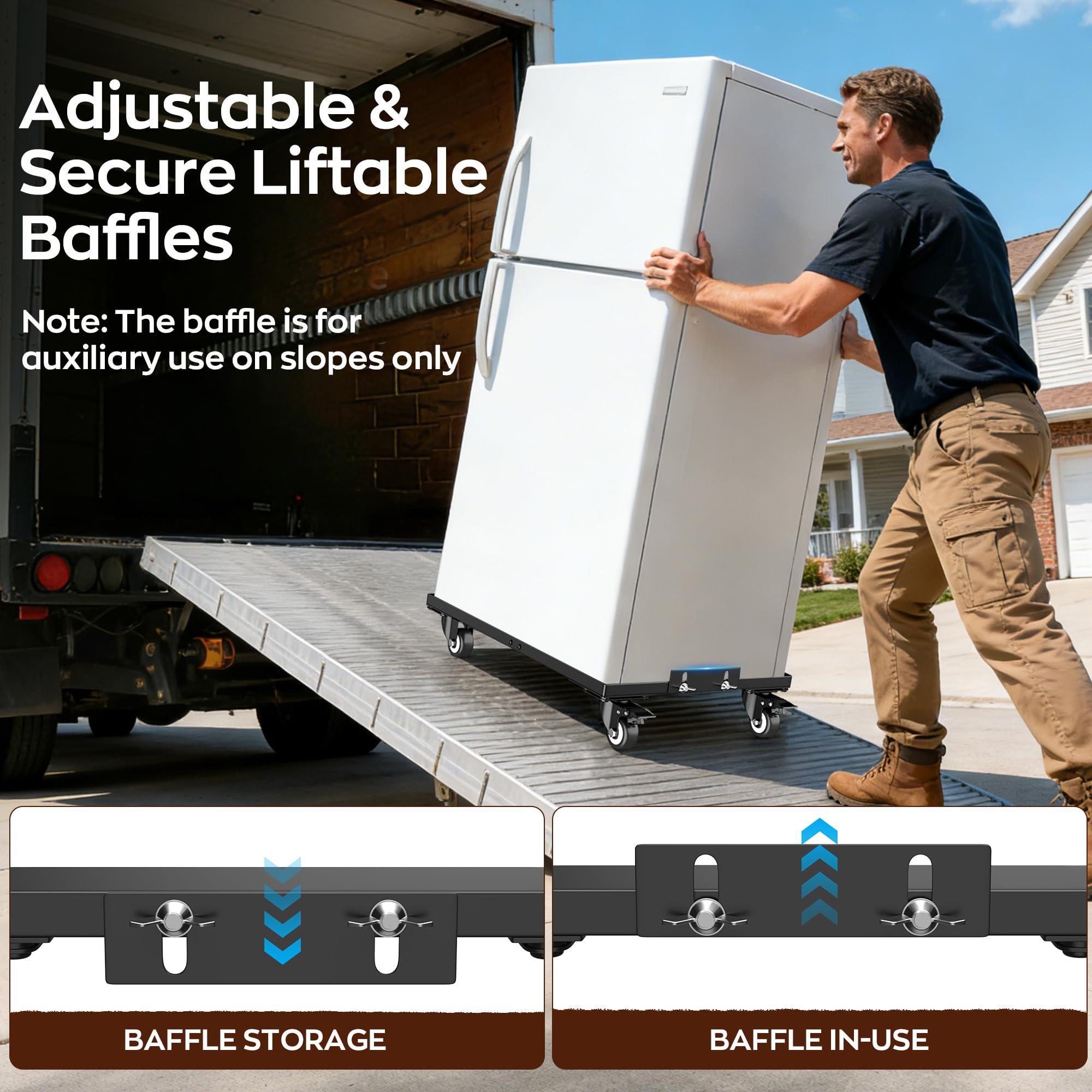 Heavy Duty Furniture Dolly - 1200lbs Capacity -5 Heavy Duty Furniture Dolly - 1200lbs Capacity -5