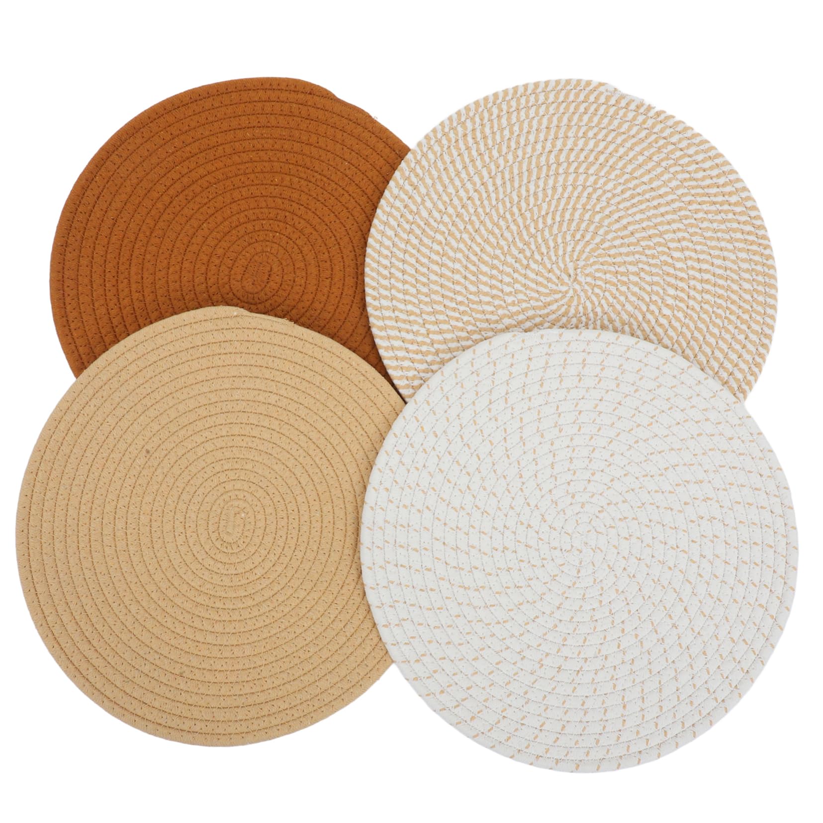 Dessous de plat de cuisine Gatuida maniques sets de table ronds protection thermique repas