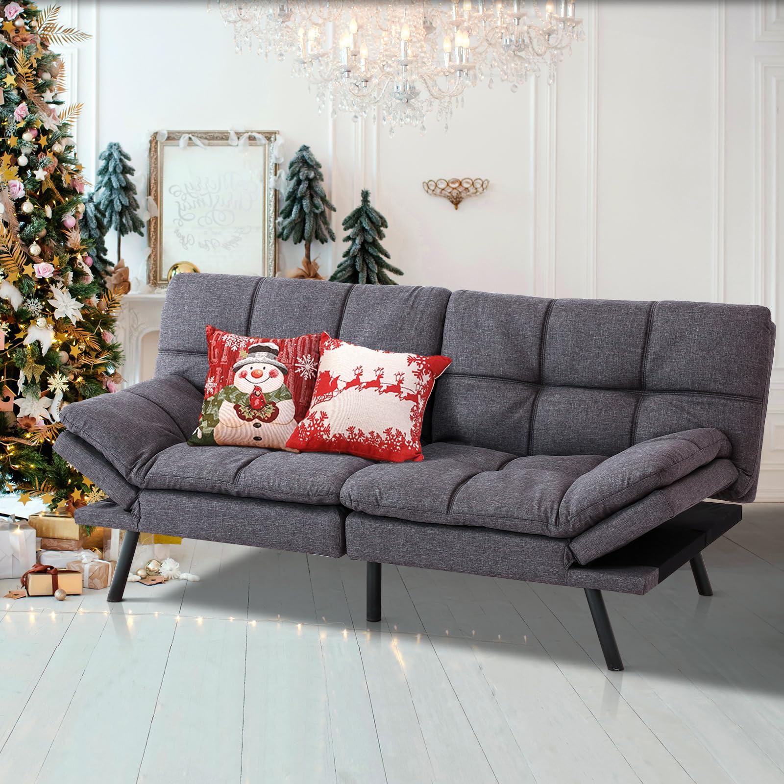 MUUEGM MUUEGM-SF-Grey-02 Sofabed, Grey