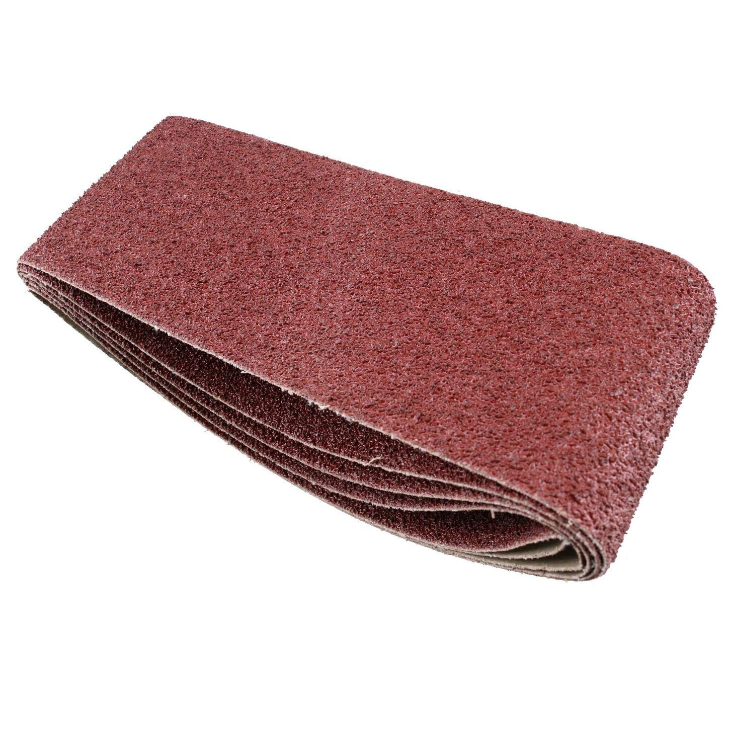 457 mm x 75 mm 40 grano grueso lijadora amoladora bandas de lijado discos abrasivos 50pk