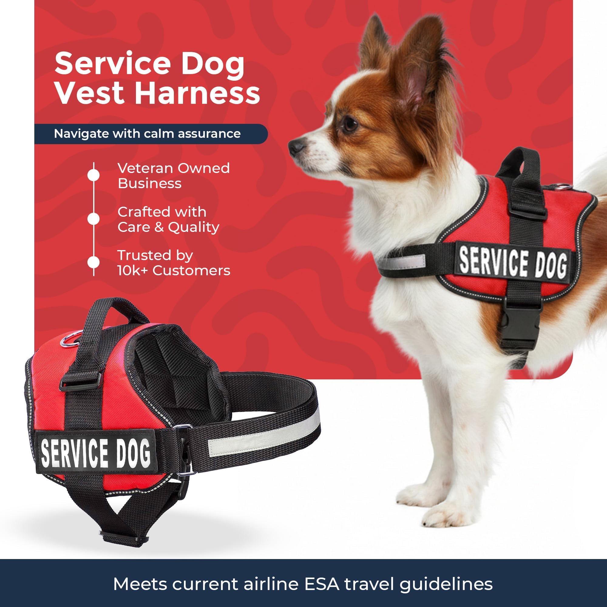 Amazon.com : Industrial Puppy Service Dog Vest Harness - Durable