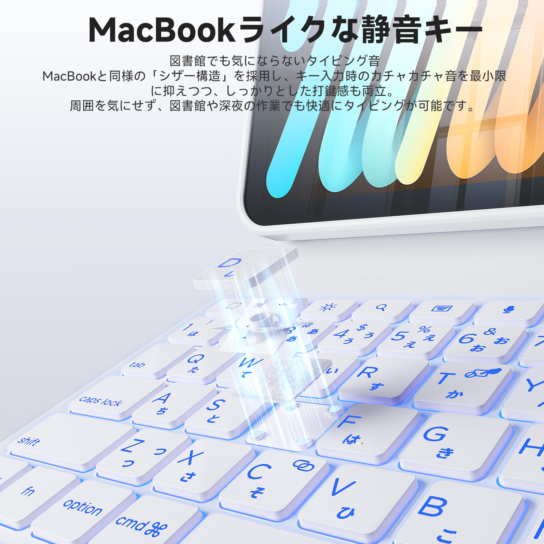 Amazon.co.jp: BJBT ipad proケース キーボード付き 13インチ用の