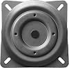 chairpartsonline Replacement Bar Stool Swivel - 6.75 Square wRound Bottom Plate - PitchedAngled Profile - Made in The USA - S5446