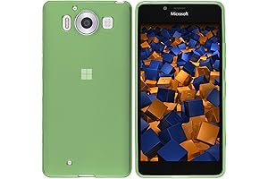 Nokia Lumia 950 Case - Crystal Clear Green Shield