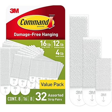 Picture Hanging Kit Command Strips: Damage-Free Decorating Essential