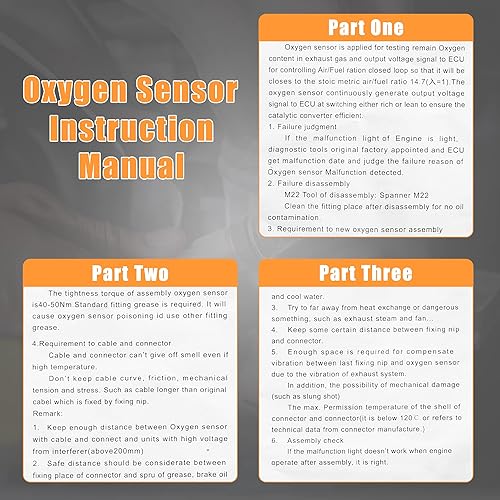 Miniatura 7 de X AUTOHAUX Sensor de oxígeno O2 de la relación de combustible del aire del coche substituye 0045420818 para Mercedes-Benz CL 550 2007-2010 para
