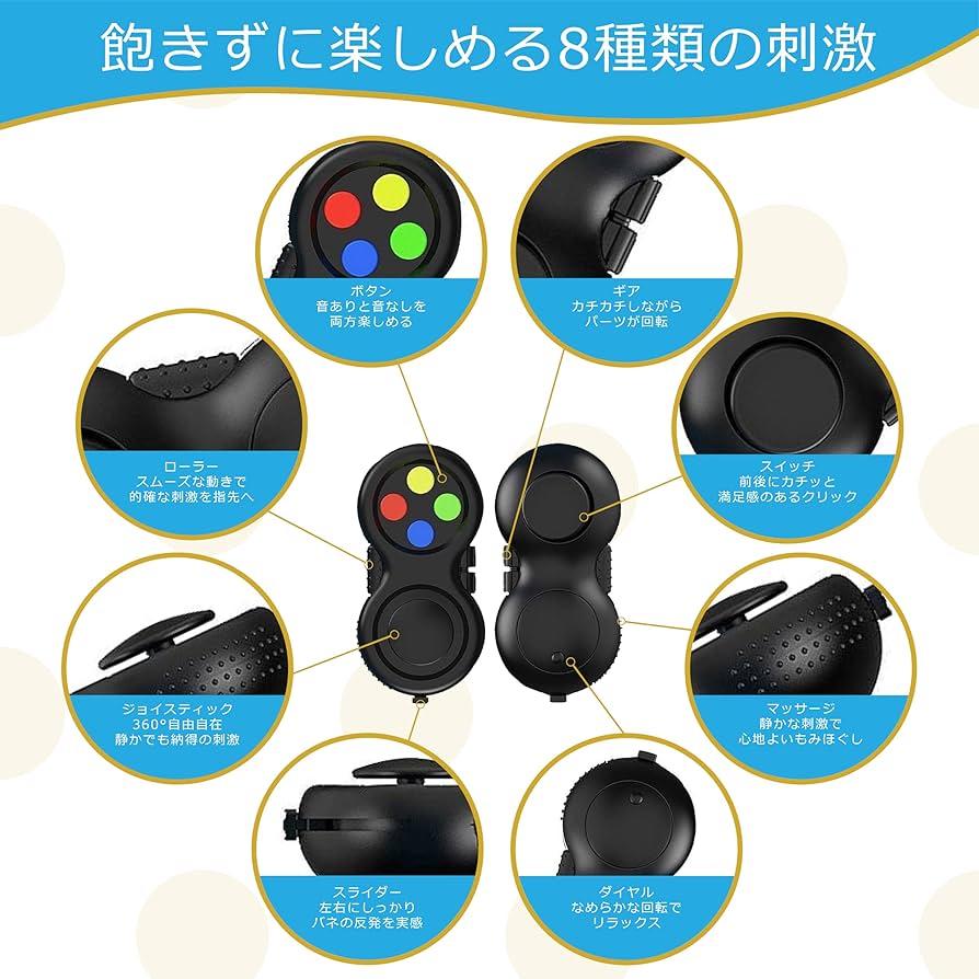 Amazon.co.jp: PILPOC Fidget Pad - フィジェット トイ ストレス