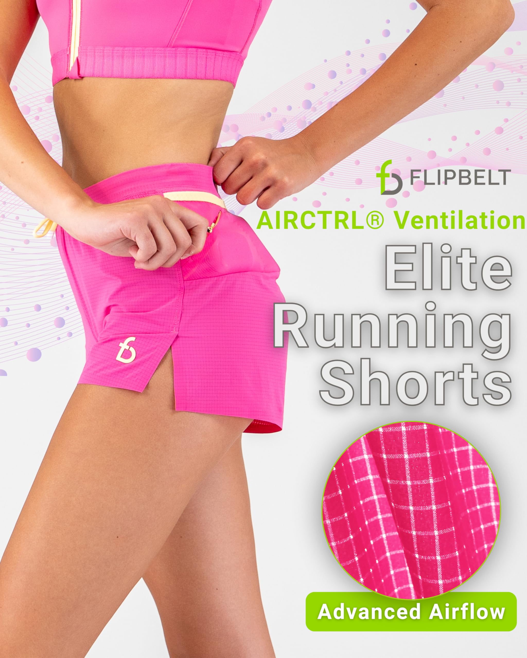 FlipBelt Women's Elite Running Shorts 3.0
