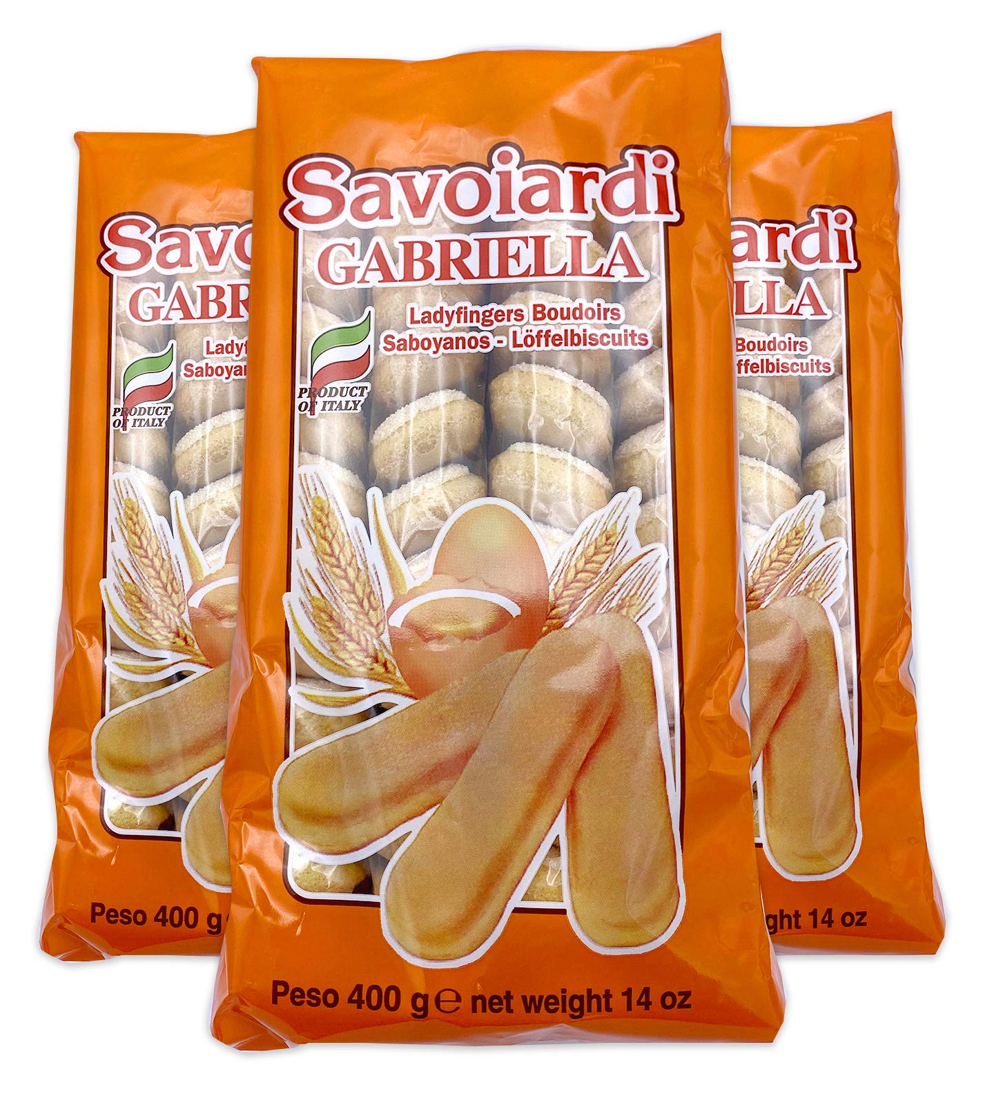 Amazon.com: Savoiardi Italian Gabriella Lady Fingers Cookie