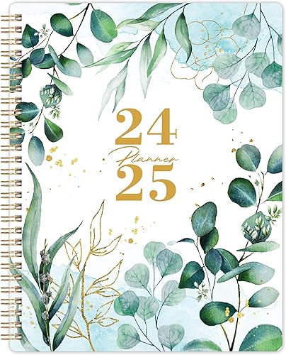 Agenda 2024-2025  Julio 2024  Junio 2025, 2024 Calendario de 12 meses, 8 x 10 pulgadas, agenda académica 2024 con pestañas marcadas + papel grueso +