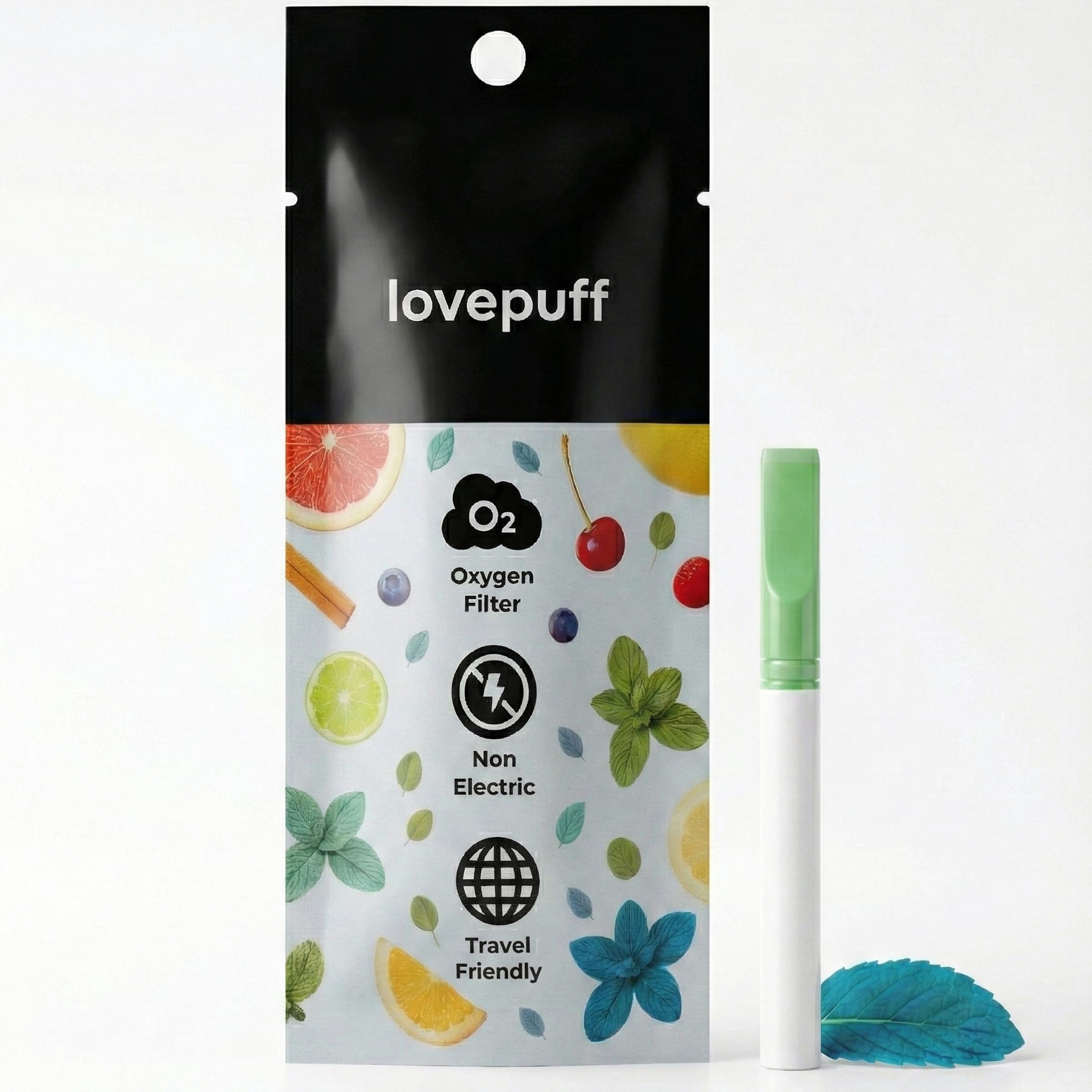 LovePuff Chew Puffer No Heating Non-Electric Vaporless Puffer | Habit Replace Bad Habits, Reduce Cravings | Quit Smoking, Quit Vaping Smokeless Inhaler | Nicotine-Free Lung Detox