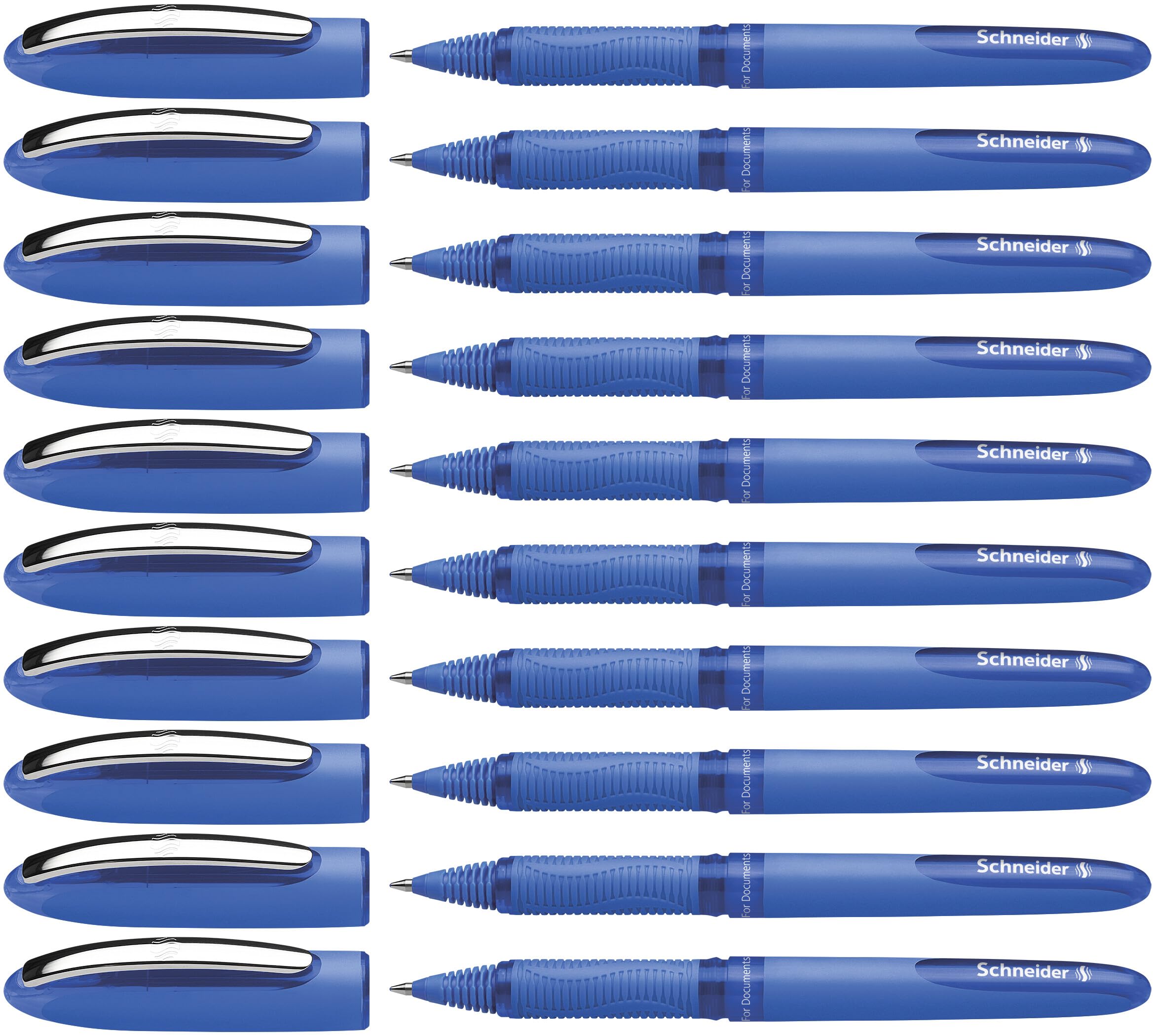 ONE Hybrid C Rollerball Pen, 0.3mm, Blue, Box of 10 (183103)