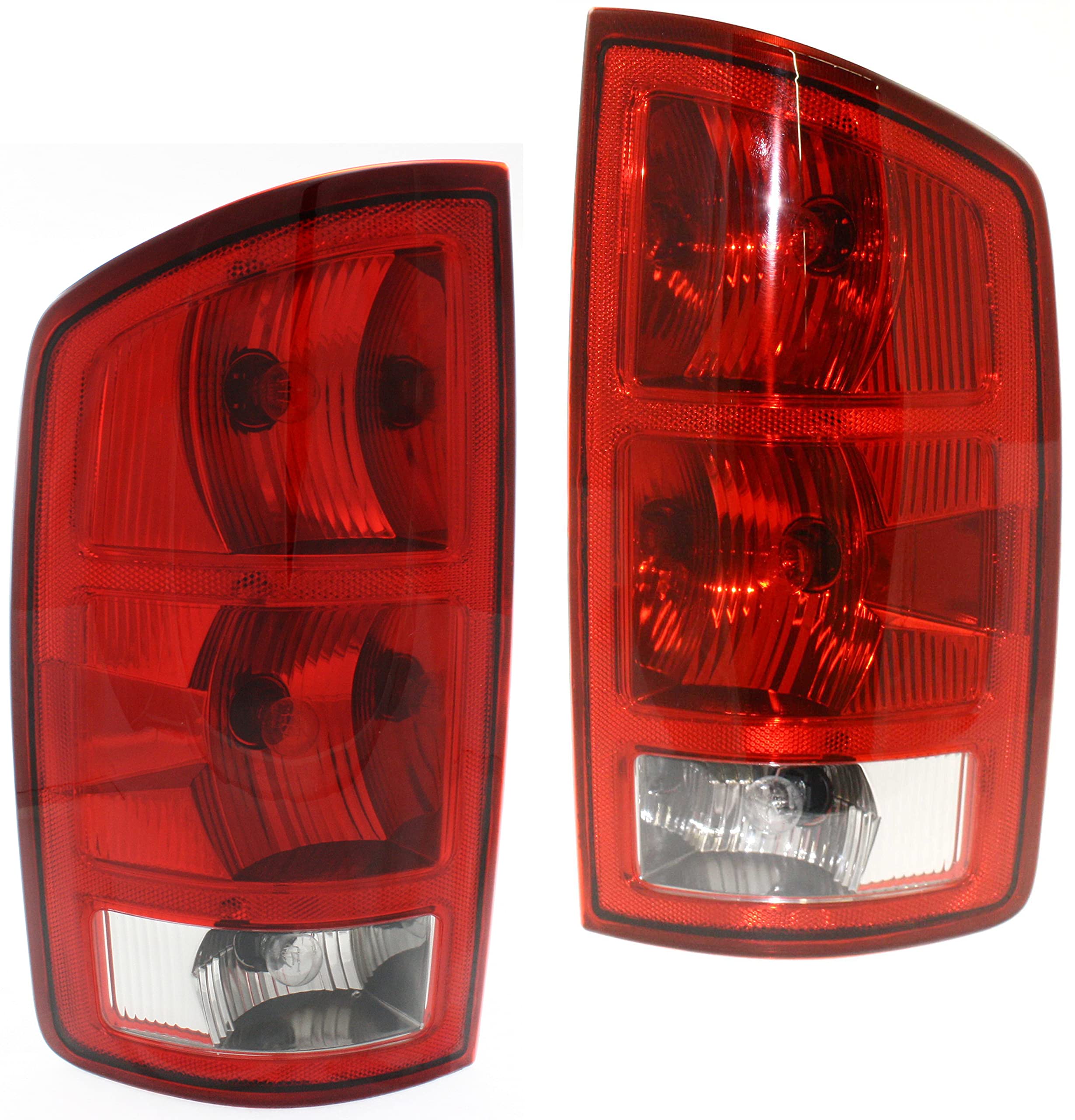 Garage-Pro Tail Light SET Compatible with Dodge Ram 2500 2003-2006, Ram 3500, Ram 1500 2002-2006 New Body Style Halogen With bulb(s) Driver and Passenger Side