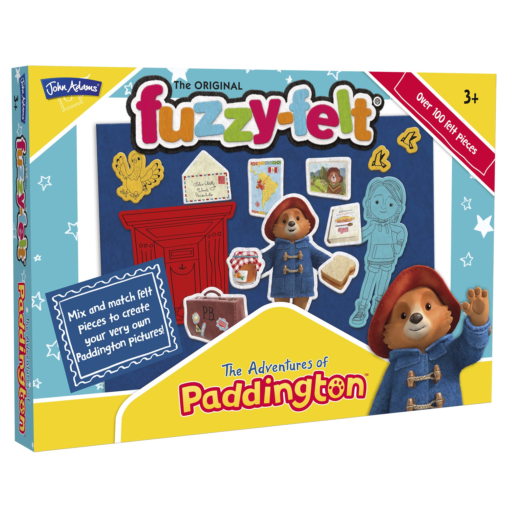 John Adams | Fuzzy-Felt - Baby Shark Drawer Set : Mix And Match Felt Pieces To Create Your Very Own Baby Shark Pictures Preschool Toy Ages 3