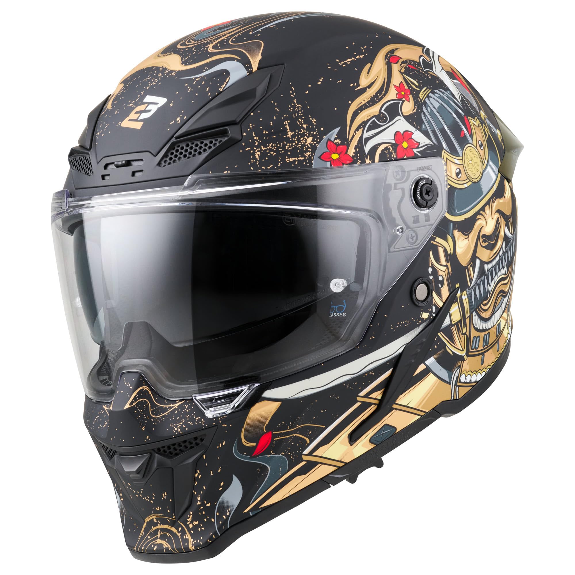Bogotto Blade Armour Casque noir/rouge XS Pinlock